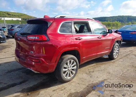 2017 Jeep Cherokee Overland z USA, uszkodzony, nr VIN 1C4PJMJS6HD219925